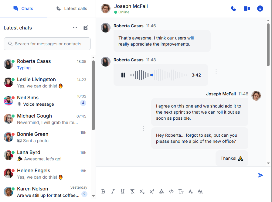 Ļaujiet saviem darbiniekiem uzdot CRM jautājumus tā, kā viņi runā ar kolēģi